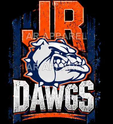 JR Dawgs Distressed design preview