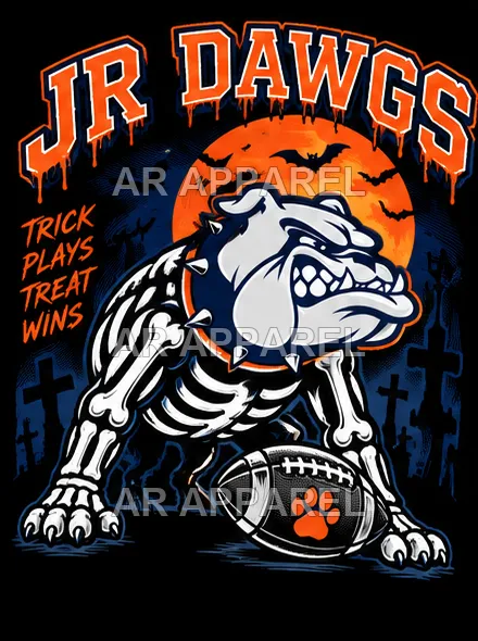 JR Dawgs Skeleton design preview