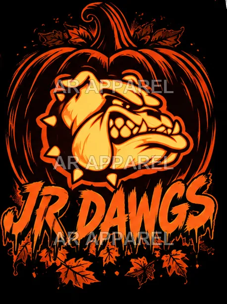 JR Dawgs Jack-o-Lantern design preview