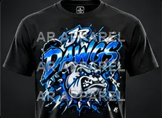 JR Dawgs Splatter design preview