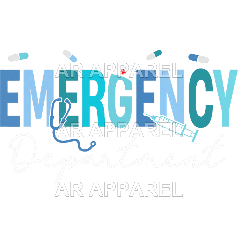 Emergency Department Emergency Room Healthcare Er Nurse T Shirt design preview
