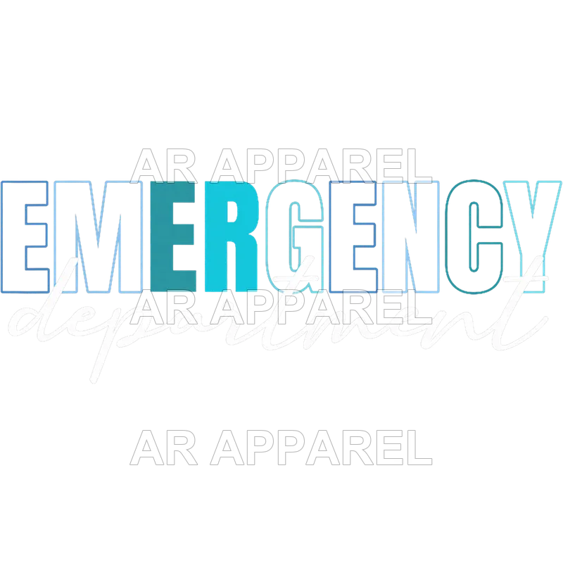 Emergency Department ER Nurse Emergency Room Healthcare T Shirt design preview