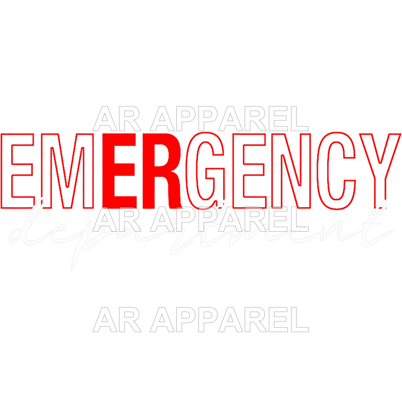 Emergency Room ER RN Nurse Department Healthcare Nursing T Shirt design preview